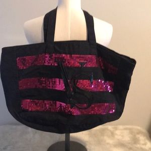 EUC Victoria Secret zippered tote